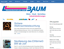 Tablet Screenshot of msg-baum.de